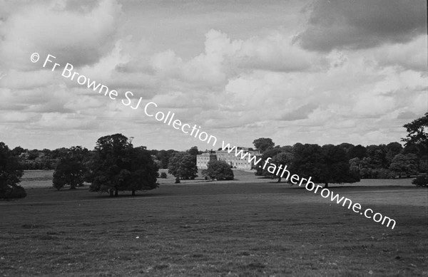 MOORE ABBEY  THE PARK AND HOUSE FROM SOUTH EAST